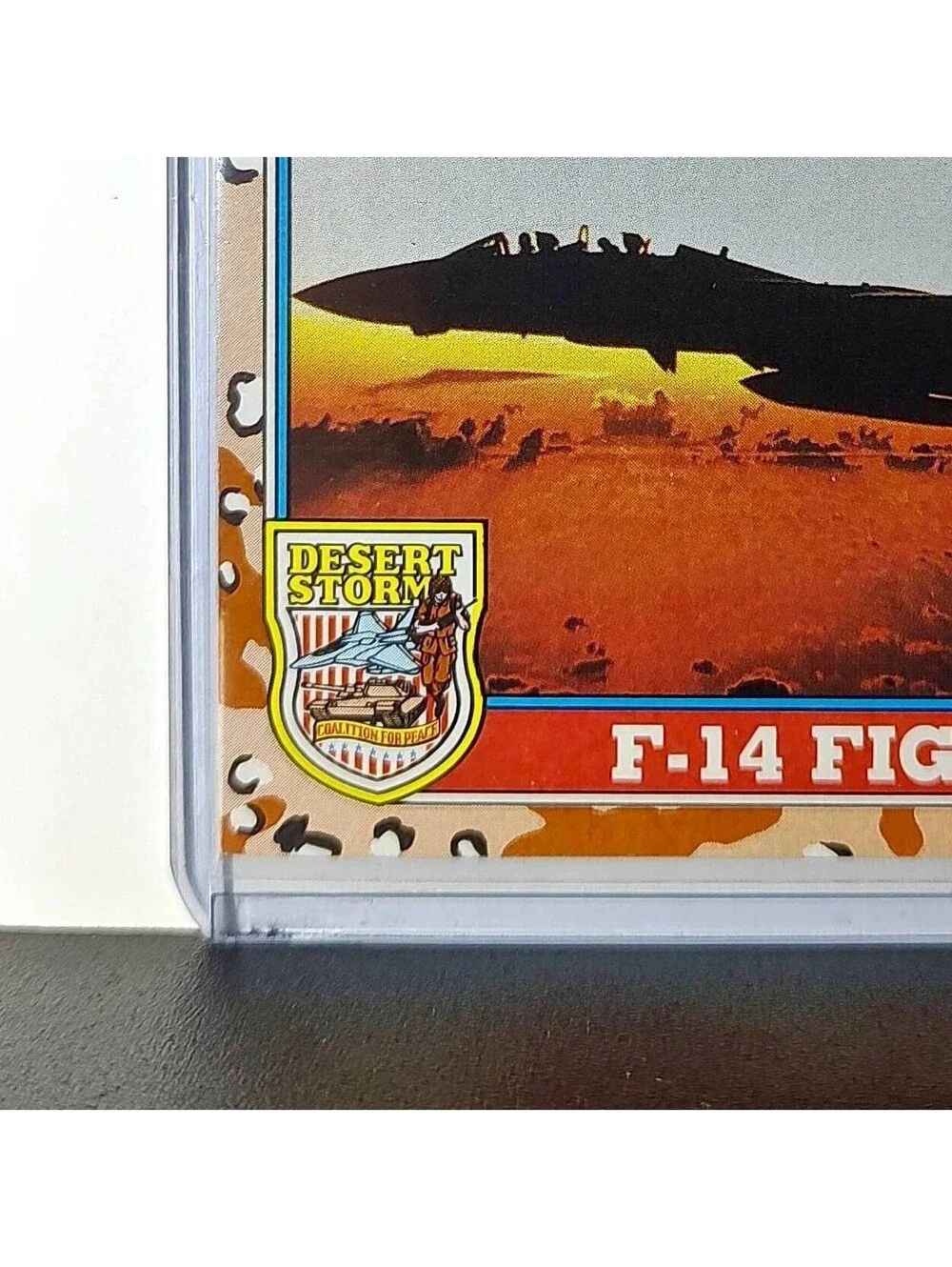 F-14 Fighter 1991 Topps Desert Storm #110 Card